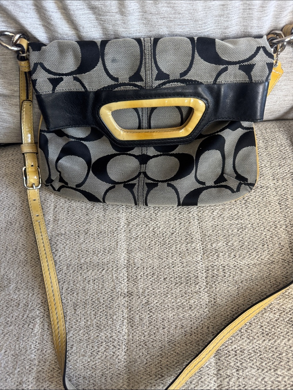 Coach Bonnie Signature C Foldover Crossbody Bag